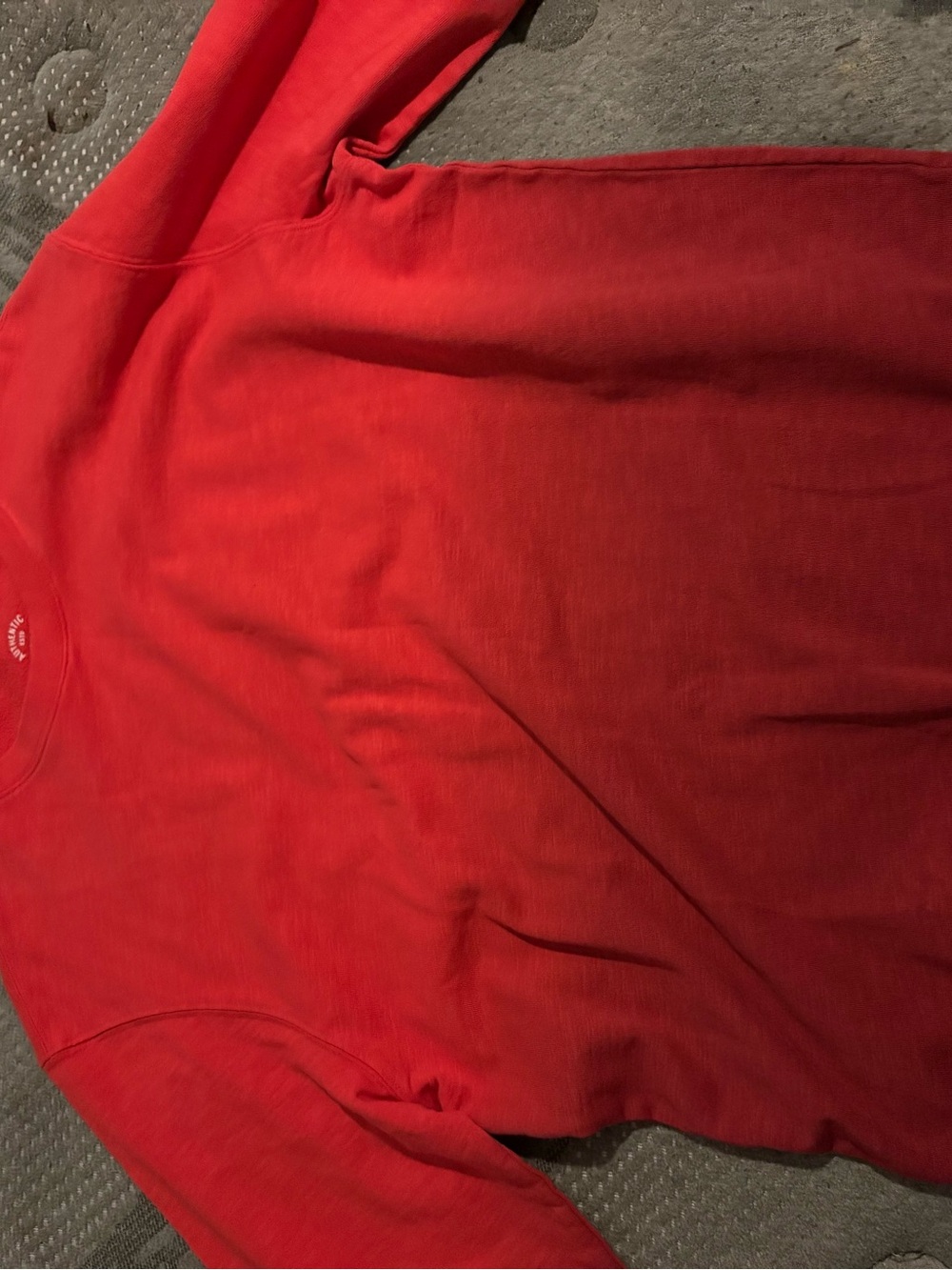 Classic Crew Neck Sweater in Vibrant Red